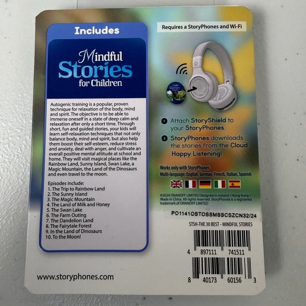 StoryShield 10 Mindful Stories for Children Storyphones‎ Audiobook Multilanguage